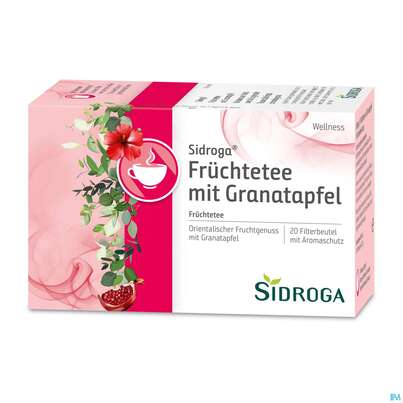 Sidroga Tee Doppelkammerbeutel Wellness Fruechte +granatapfel 20st, A-Nr.: 4268969 - 04