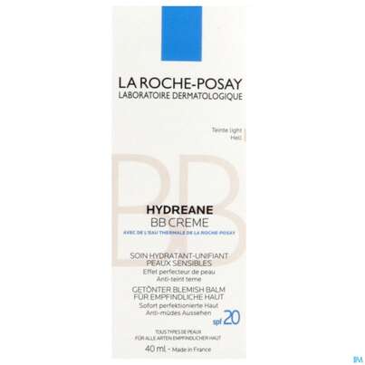 Sie sehen eine Packung La Roche Posay Gesichtspflege Hydreane Bb Cream Hell 40ml, Produktbild: 02 La Roche Posay Gesichtspflege Hydreane Bb Cream Hell 40ml, A-Nr.: 4116018 - 02