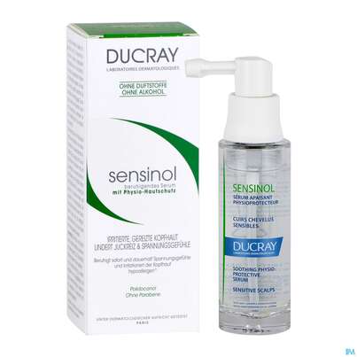 Sie sehen eine Packung Ducray Sensinol Reizlinderndes, Physiologisch-schützendes Serum 30ml, Produktbild: 06 Ducray Sensinol Reizlinderndes, Physiologisch-schützendes Serum 30ml, A-Nr.: 4120847 - 06