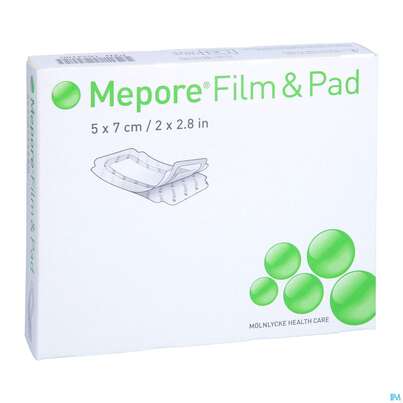 Mepore/film +pad/pharm 5x 7cm 5st, A-Nr.: 3743782 - 03