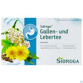 Sidroga Tee Doppelkammerbeutel Gallen- U.lebertee 20st, A-Nr.: 4034585 - 01