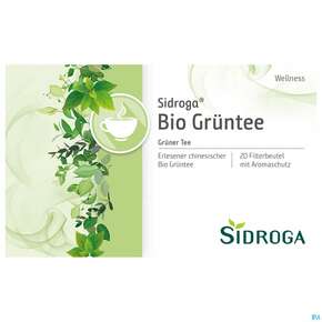 Sidroga Tee Doppelkammerbeutel Wellness Bio Gruentee 20st, A-Nr.: 3577119 - 01