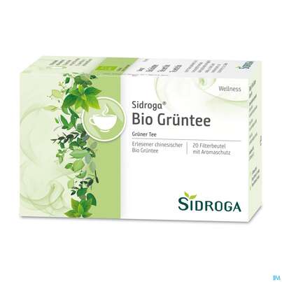 Sidroga Tee Doppelkammerbeutel Wellness Bio Gruentee 20st, A-Nr.: 3577119 - 03