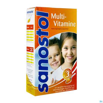 Sanostol Multivitamin/saft 230ml, A-Nr.: 3945066 - 02