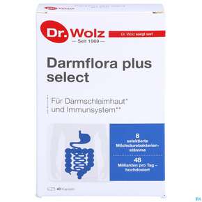 Darmflora Plus Dr.wolz Select Kapseln Nr 60586 40st, A-Nr.: 3839298 - 01
