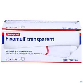 Fixierbinden Fixomull Transparent Fixierverband Wasserfest 2mx10cm 1st, A-Nr.: 3048214 - 01