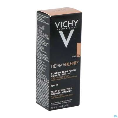 Vichy Dermablend Make-up 45 Gold 30ml, A-Nr.: 3044647 - 08