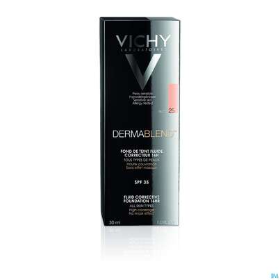 Vichy Dermablend/fluid Make-up 25 Nude 30ml, A-Nr.: 3044624 - 02