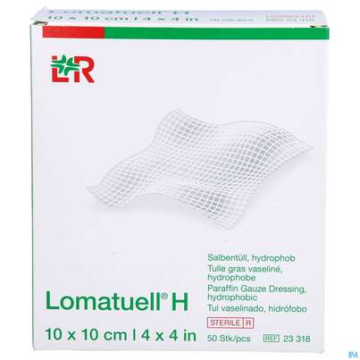 Salbenverband Lomatuell-h 10x 10cm 50st, A-Nr.: 1002892 - 01