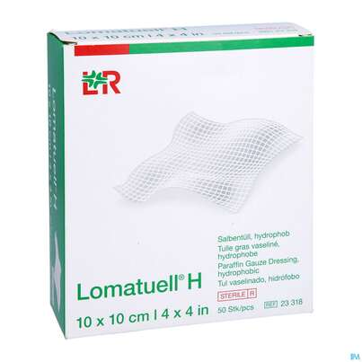 Salbenverband Lomatuell-h 10x 10cm 50st, A-Nr.: 1002892 - 03