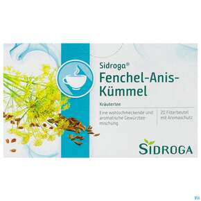 Sidroga Tee Doppelkammerbeutel Fenchel/anis/kuemmel 20st, A-Nr.: 1656837 - 01