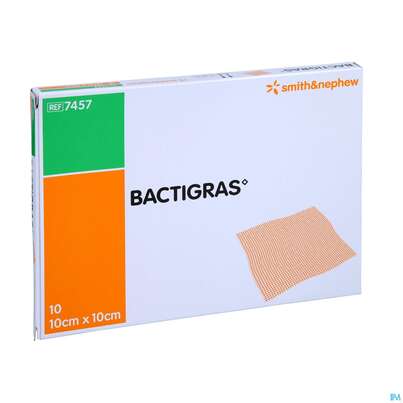 Kompressen Bactigras Paraffingaze 10x 10cm 10st, A-Nr.: 1599393 - 05