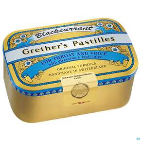 Grether&amp;#039;s Pastilles Blackcurrant Zuckerhaltig 440g, A-Nr.: 1549739 - 01