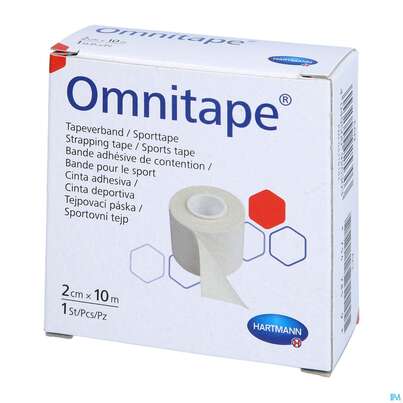 Sie sehen eine Packung Omnitape 10mx 2cm 1st, Produktbild: 05 Omnitape 10mx 2cm 1st, A-Nr.: 1520322 - 05