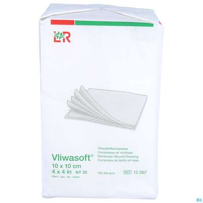 Vlieskompressen Vliwasoft 6fach/unsteril Lose 10x 10cm 100st, A-Nr.: 1372815 - 01