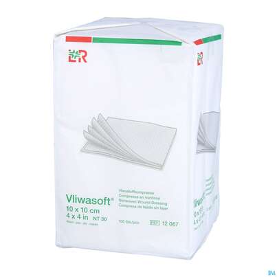 Vlieskompressen Vliwasoft 6fach/unsteril Lose 10x 10cm 100st, A-Nr.: 1372815 - 04