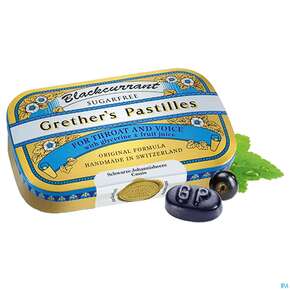 Grether&amp;#039;s Pastilles Blackcurrant Zuckerfrei 60g, A-Nr.: 2836257 - 01