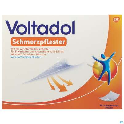 Voltadol Schmerzpflaster Wirkstoffhaltig 140mg 10st, A-Nr.: 4985547 - 02