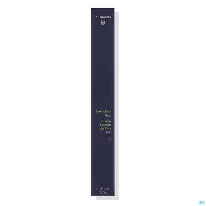 Sie sehen eine Packung Dr. Hauschka Eye Definer 01 Black 1,05g, Produktbild: 02 Dr. Hauschka Eye Definer 01 Black 1,05g, A-Nr.: 4592405 - 02