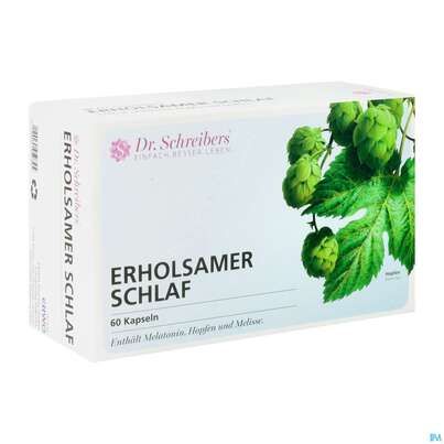 Sie sehen eine Packung Dr.schreibers Erholsamer Schlaf 60st, Produktbild: 02 Dr.schreibers Erholsamer Schlaf 60st, A-Nr.: 5268612 - 02