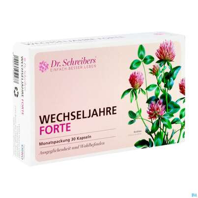 Sie sehen eine Packung Dr.schreibers Wechseljahre Forte 30st, Produktbild: 02 Dr.schreibers Wechseljahre Forte 30st, A-Nr.: 4563237 - 02
