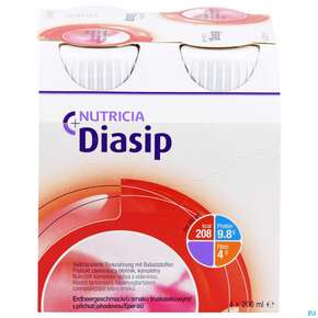 Diasip 200ml Erdbeere 4st, A-Nr.: 4299007 - 01