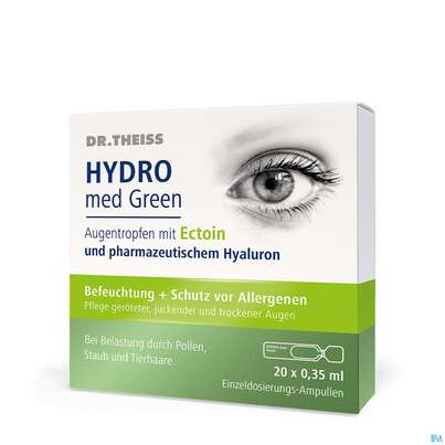 Augentropfen Dr.theiss Hydro Med Green +ectoin/0,35ml 20st, A-Nr.: 5733701 - 05