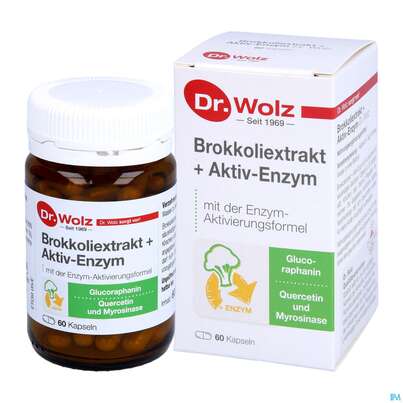 Dr.wolz Brokkoliextrakt Kapseln +aktiv-enzym 60563 60st, A-Nr.: 5133705 - 06