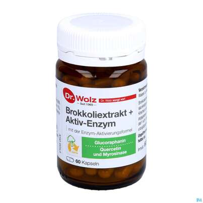 Sie sehen eine Packung Dr.wolz Brokkoliextrakt Kapseln +aktiv-enzym 60563 60st, Produktbild: 06 Dr.wolz Brokkoliextrakt Kapseln +aktiv-enzym 60563 60st, A-Nr.: 5133705 - 06