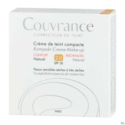 Avène Couvrance Kompakt Creme-make-up Reichhaltig Naturel 10g, A-Nr.: 2594908 - 03