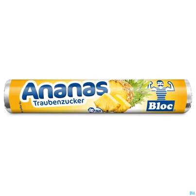 Bloc Traubenzucker Rollen Ananas 42g, A-Nr.: 2256293 - 01