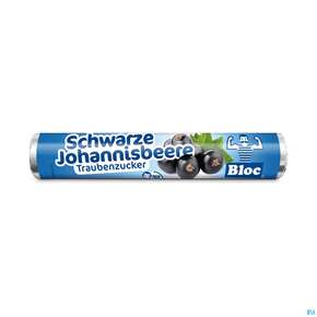 Bloc Traubenzucker Rollen Johannisbeere 42g, A-Nr.: 0753231 - 01