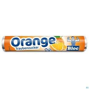 Bloc Traubenzucker Rollen Orange 42g, A-Nr.: 0753260 - 01