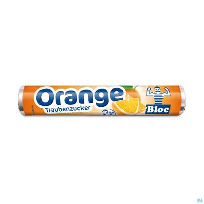 Bloc Traubenzucker Rollen Orange 42g, A-Nr.: 0753260 - 02