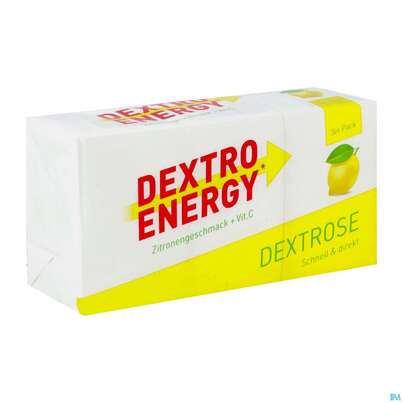 Dextro Energy 3er Wuerfel Zitrone 138g, A-Nr.: 3207730 - 02