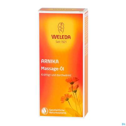Sie sehen eine Packung Massage Oel -weleda +arnika 200ml, Produktbild: 03 Massage Oel -weleda +arnika 200ml, A-Nr.: 3621323 - 03