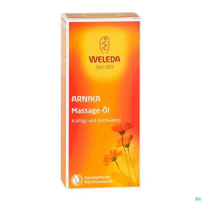 Sie sehen eine Packung Massage Oel -weleda +arnika 200ml, Produktbild: 04 Massage Oel -weleda +arnika 200ml, A-Nr.: 3621323 - 04