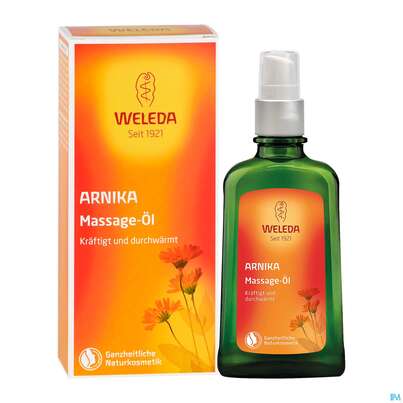 Sie sehen eine Packung Massage Oel -weleda +arnika 200ml, Produktbild: 05 Massage Oel -weleda +arnika 200ml, A-Nr.: 3621323 - 05