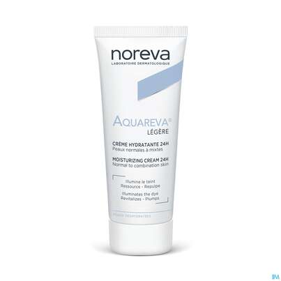 Sie sehen eine Packung Noreva Aquareva Creme 40ml, Produktbild: 02 Noreva Aquareva Creme 40ml, A-Nr.: 4094995 - 02