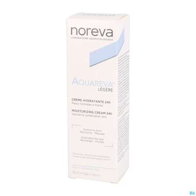 Sie sehen eine Packung Noreva Aquareva Creme 40ml, Produktbild: 03 Noreva Aquareva Creme 40ml, A-Nr.: 4094995 - 03
