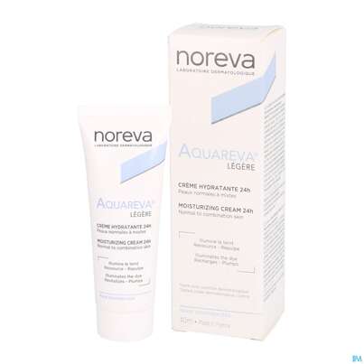 Sie sehen eine Packung Noreva Aquareva Creme 40ml, Produktbild: 06 Noreva Aquareva Creme 40ml, A-Nr.: 4094995 - 06