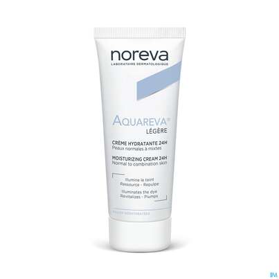 Sie sehen eine Packung Noreva Aquareva Creme 40ml, Produktbild: 08 Noreva Aquareva Creme 40ml, A-Nr.: 4094995 - 08