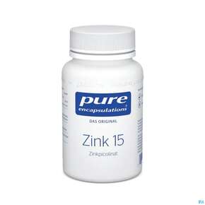 Pure Encapsulations Zink 15 (zinkpicolinat) 180 Kapseln, A-Nr.: 3046592 - 01