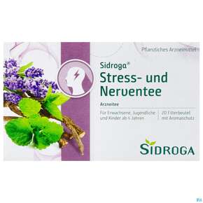 Sidroga Tee Doppelkammerbeutel Stress +nerven 20st, A-Nr.: 4039832 - 01