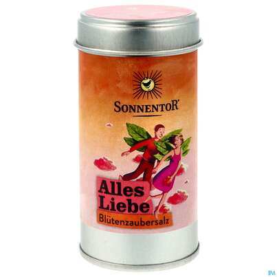 Sonnentor Bio Alles Liebe Bluetenzauber Salz Streudose 07780 90g, A-Nr.: 4096592 - 01