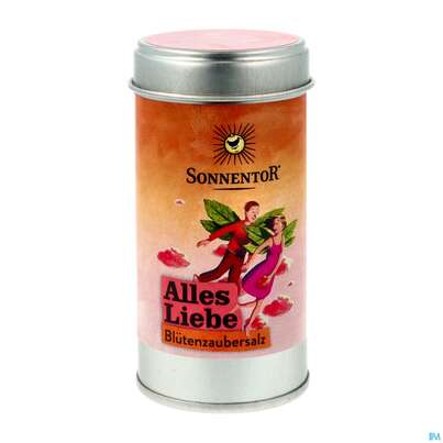 Sonnentor Bio Alles Liebe Bluetenzauber Salz Streudose 07780 90g, A-Nr.: 4096592 - 02