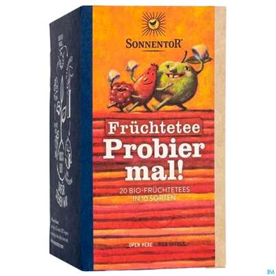 Sonnentor Fruechtetee/bio Probier Mal 02331 20st, A-Nr.: 4388490 - 06