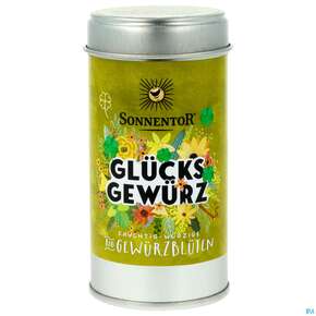 Sonnentor Gewuerzbluetenzubereitung Bio Glueck Streudose 07739 28g, A-Nr.: 3309904 - 01