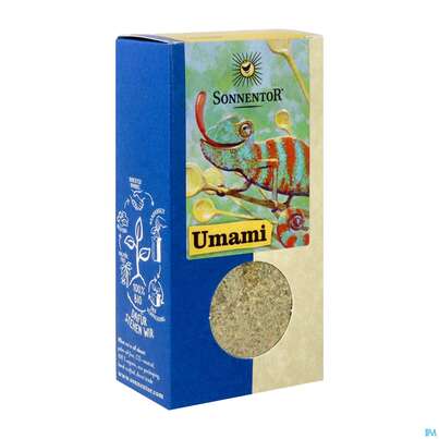 Sie sehen eine Packung Sonnentor Gewuerzzubereitung/bio Umami 01221 60g, Produktbild: 05 Sonnentor Gewuerzzubereitung/bio Umami 01221 60g, A-Nr.: 5743734 - 05
