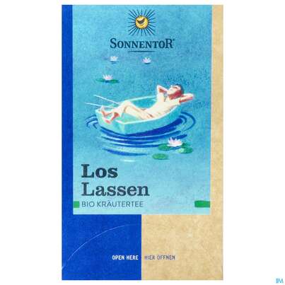 Sie sehen eine Packung Sonnentor Kraeutertee/bio Loslassen 02534 18st, Produktbild: 01 Sonnentor Kraeutertee/bio Loslassen 02534 18st, A-Nr.: 4039341 - 01